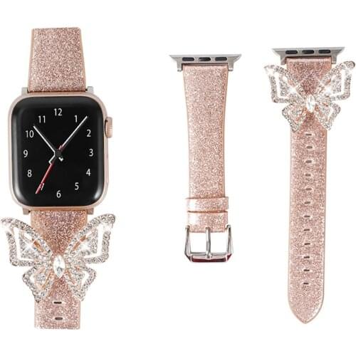 New correa for apple watch 42mm 38mm band Series 5 4 3 ремешки для for iwatch Bands Serie 2 1 Womens Jewelry bracelet wrist