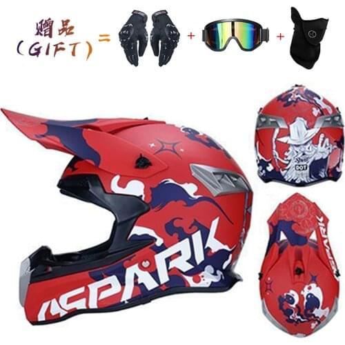 Motorcross Helmet And Safety Full Face Downhill Engine For Bike Cafe Racer Enduro Helmets Riding Motorcycle Off-Road Capacete
