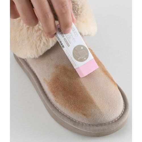 1pc Shoe Cleaner Eraser White Shoes Care Sheepskin Matte Leather Cleaning Tool Suede Boot Sneaker Cleaning Tool Shoe Accessories