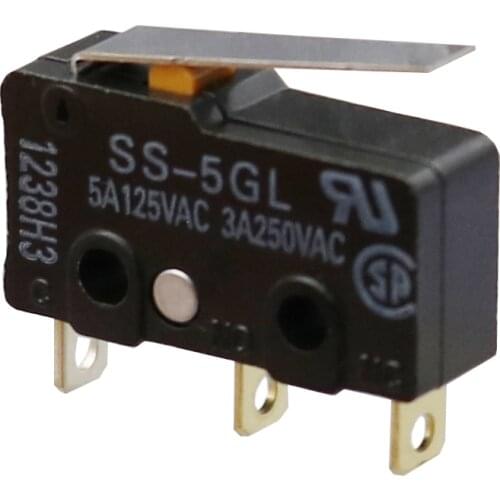 10Pcs Momentary New SS-5GL OMRON Limit Switch 3 Pins Microswitch Com-NC-NO