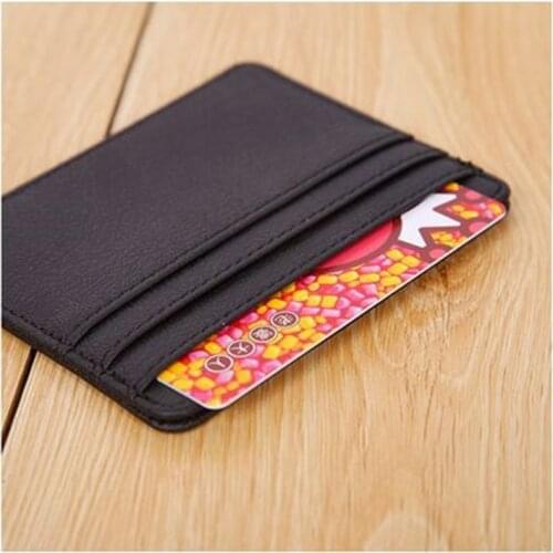 2020 Small Wallet Card Holder Unisex Fashion Women Lichee Pattern Bank Card Package Coin Bag Card Holder