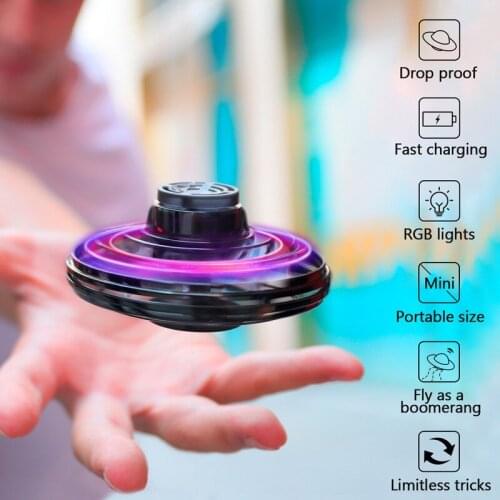 2020 New Free Route Flying Fingertip Gyro UFO Intelligent Cyclotron Suspension Induction
