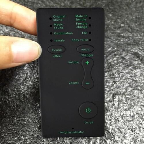 50% Off Mini Wireless Voice Changer Adapter Microphone Sound Card Changing Tool For Male/Female/Girl/Robot for PUBG MIC Game