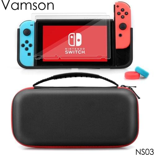 Vamson 6pcs Joystick Tasche Travel Protective Storage Bag for Nintendo Switch Accessories for Nitend Nintend Switch Case NS03