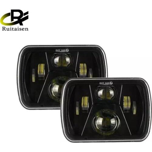 7X6 110W Car LED Headlights 6000K 8000LM Running Light Hi-Lo Beam For Jeep Wrangler YJ Cherokee XJ H5054 H6054LL 6052 6053