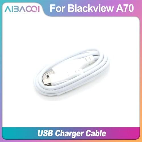 AiBaoQi Brand New USB Adapter Charger EU Plug Travel Switching Power Supply+Usb Cable Data Line For Blackview A70 Phone