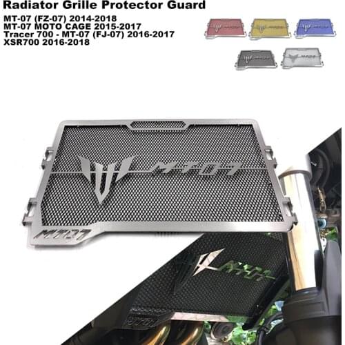 Aluminum Radiator Grille Grill Protective Guard Cover For Yamaha MT-07 FZ-07 TRACER 700 XSR 700 2014-2018 2016 2017 MT07 MT 07