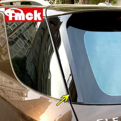 For Mercedes Benz GLE ML Class W166 2012-2018 ABS Car Accessories Rear Windshield Side Wing Spoiler Trim Cover Decorative Strip