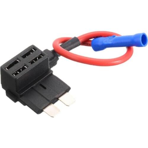 Car Fuse Holder Add-A-Circuit Accessory Replacement 12/24v 10pcs Adapter