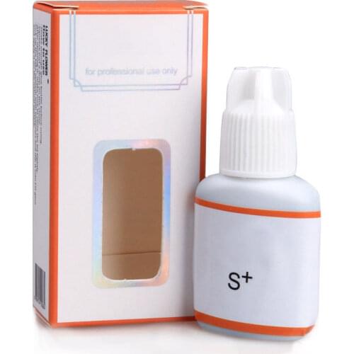 Free shipping Eyelash Extension Glue S+ Individual False Eyelashes glue Extension Adhesive Quick Dry Long Lasting 10ml/bottle