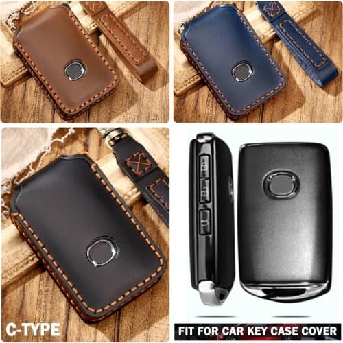 For Mazda 3 5 6 CX5 CX7 CX9 CX-3 CX-4 CX-5 CX-7 M2 M3 Auto Smart Key Protection Holder Leather Car Key Case Cover