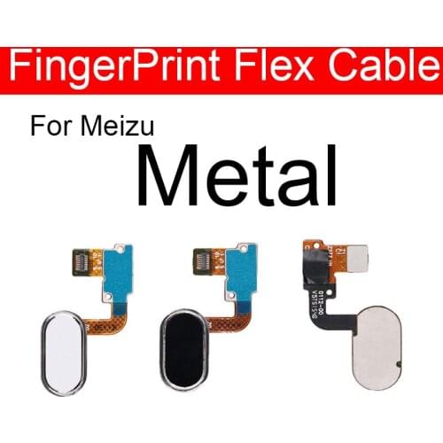 Fingerprint Sensor Flex Cable For Meizu Blue Charm Metal M57A Home Menu Button Touch ID Fingerprint Sensor Flex Ribbon Repair