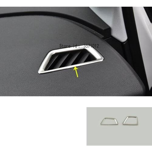 For Peugeot 3008 GT 3008GT 2016 2017 2018 2019 2020 Car Vent Outlet Front Left+Right Air Condition Panel Control Trim Frame