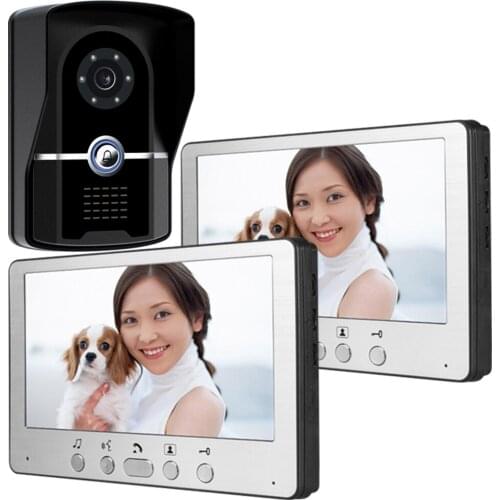 7 Inch 1V2 Rain-proof IP55 Wired Intercom Video Door Phone