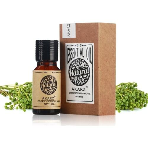 AKARZ Famous brand natural aromatherapy Litsea Cubeba essential oil control Tight skin Improve hair quality Litsea Cubeba oil