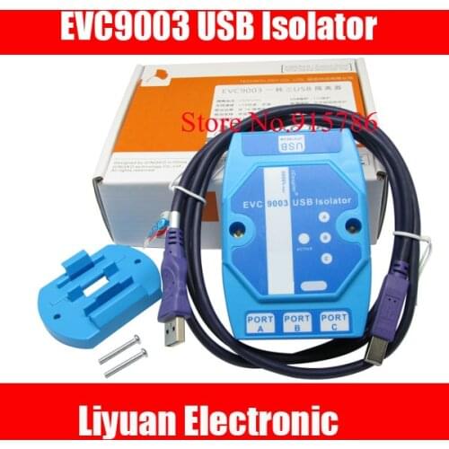 EVC9003 USB Isolator / USB optical isolation board / 1 to 3 USB protection board magnetic coupling isolation ADUM4160