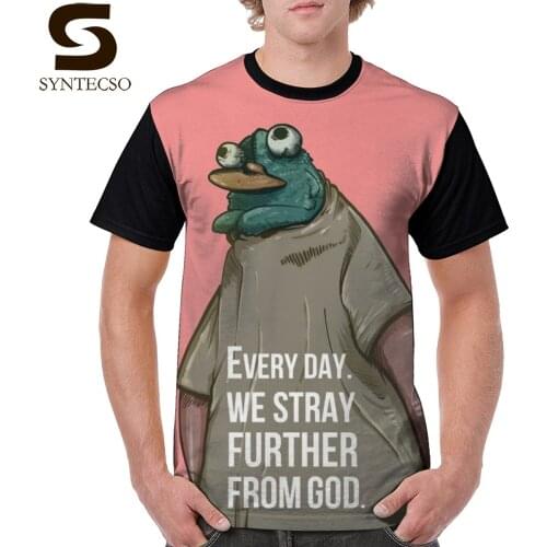 Perry Platypus T Shirt Every Day We Stray Further From God T-Shirt Polyester Tee Shirt Man 5x Short-Sleeve Tshirt