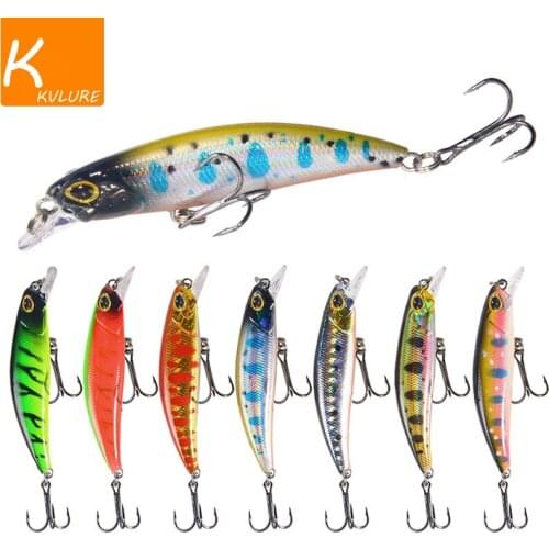 Mino Fake Bait Wobbler Predator Fishing Gear Outdoor Sea Bass Carp Popper Japan Plastic Hard Bait 7Cm 4g 3D Eyes Artificial Lure