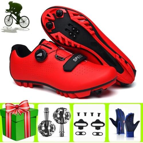 Self-locking Cycling Shoes Sapatilha Ciclismo Mtb Mountain Bike Bicycle Men Women Sneakers Nylon Sole Breathable Sports Shoes