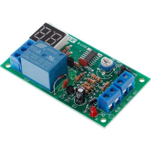 1Pc DC 12V Delay Relay Delay Turn off Switch Module with Led Timer