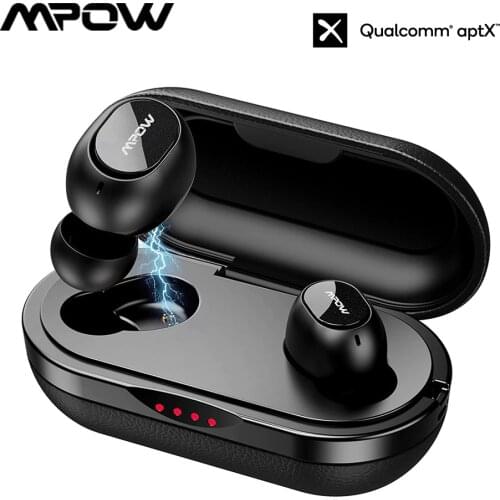 Mpow Original IPX7 Waterproof T5/M5 TWS Bluetooth Earphone Wireless Earbuds Earphones 36h Play Time for iOS Android Smart Phone