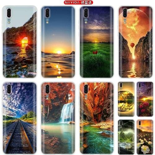 Wonders of nature Soft Silicone Cases For Huawei P40 P30 P20 P10 Lite Pro E P Smart Z 2020 2019