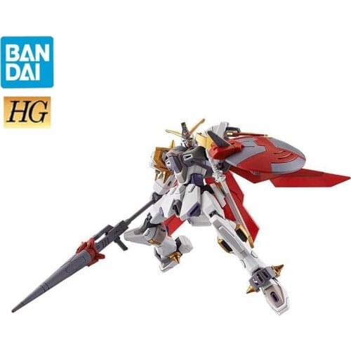 Bandai Original Hg 1/144 Gundam Assembled Hgbd:r 04 Justice Knight Action Robot Gunpla Figure Kit Assemble Model Toys Figureals