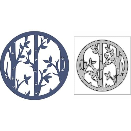 New Bamboo Forest Circle Fan 2020 Metal Cutting Dies for DIY Scrapbooking and Card Making Decorative Embossing Craft No Stamps