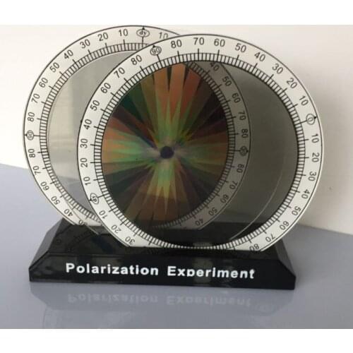 Color Polarizer, Polarizer Demonstrator, Light Polarization Experiment, Light Interference, Color Polarization Experiment