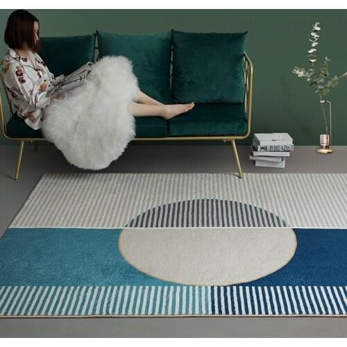 Light Luxury Living Room Carpet Home Decoration Bedroom Floor Mat Sofa Coffee Table Floor Mat Modern Office Floor Mat Door Mat