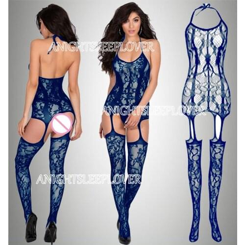 Porn Sexy Lingerie Bodysuit Underwear Sleepwear Women Tight Open Crotch Teddies Costumes Bodystocking Erotic Baby Doll Mujer