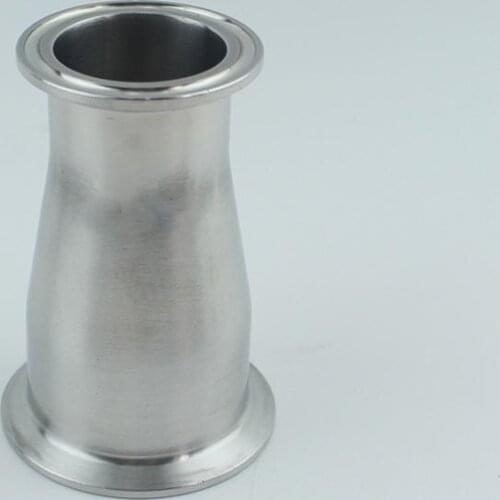 57mm 2.25" to 45mm 1.75" Pipe OD 2.5" to 2" Tri Clamp Reducer SUS 316L Stainless Sanitary Pipe Fitting Homebrew