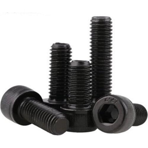 5-50PCS DIN912 hex hexagon Allen screw m1.6 M2 M2.5 M3 m4 m5 m6 m8 Stainless steel 304 / black steel socket cap Head screw