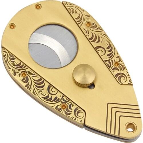 Vintage Lubinski Cigar Cutter Portable Tobacco Sigaar Cutting Dual Blades Super Sharp Cigar Cutter Krupp Stainless Steel Scissor