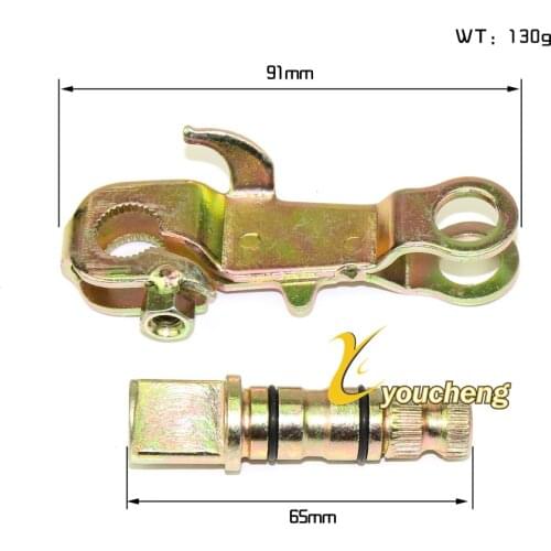 GY6 125cc 150cc Rear Drum Brake Shoe Arm and Brake Rod Repair Parts Chinese 152QMI 157QMJ Scooter Moped ATV Go-Kart SCYB-GY6125