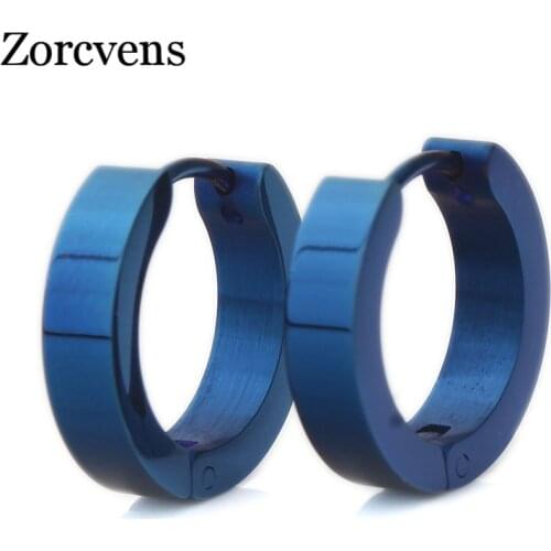 ZORCVENS Top Quality Never Fade Gold-Color Engraving Earrings 316L Stainless Steel Stud Earrings For Women