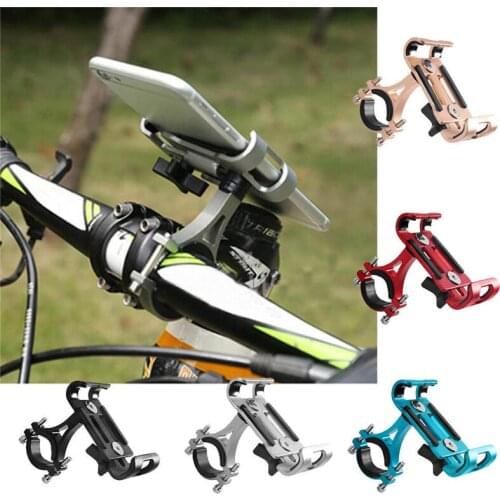 1Pcs 360 Degree Rotatable Bicycle Mobile Phone Holder Mountain Bike Handlebar Phone Stand Phone GPS Navigation Support Bracket