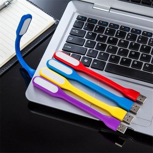 1PC Mini Flexible USB Led USB Light Table Lamp Gadgets usb hand lamp For Power bank PC laptop notebook Android phone OTG cable