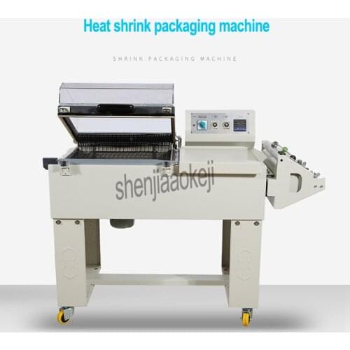 1PC Sealing + Shrinking Two-in-one Packaging Machine 3800W Heat Shrink Packaging Machine FM-5540 Sealing Cutting Machine 220V