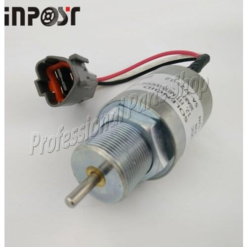12V Fuel Shutoff Stop Solenoid SA-3725-12 For Mitsubishi Engine L3E2-63ESA S4L-2 30A87-00040 30A87-20402