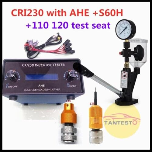 AM-CRI230 Common Rail Injector Simulator Tester With AHE And S60H Hand Press Nozzle Tester Tool Sets