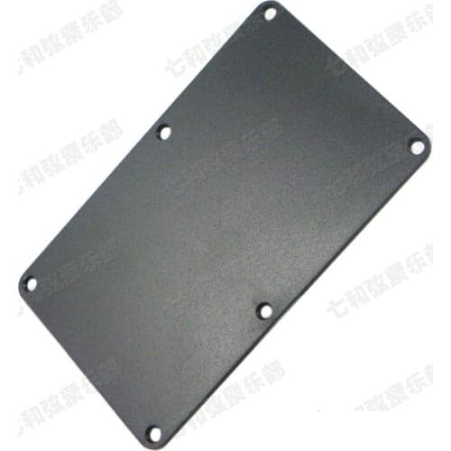 Black Guitar Cavity Cover Spring Cover Back Plate Wiring Cover for Electric Guitar (HG-ZLDK-BK-1)
