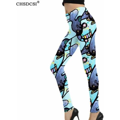 CHSDCSI Sexy High Waist Leggings Women Printed Sports Workout Gym Fitness Exercise Athletic Pants Push Up Gym Elastic Trousers