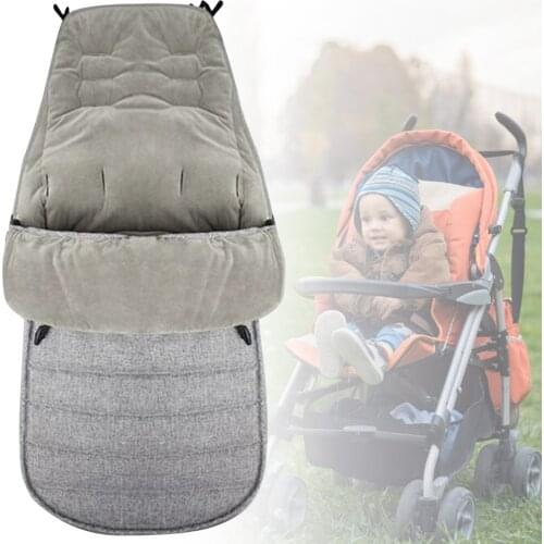 Baby Sleeping Bag Stroller Sleepsacks Outdoor Camping Lazy Bag Windshield Winter Out Windproof Fleece Warm Soft Sleeping Bag