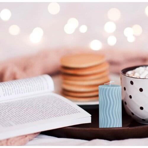 Cylindrical Candle Mould Silicone Geometric Modern DIY Homemade Craft Tool Aromatherapy Candle Molds Diy Mold Candle Making Kit