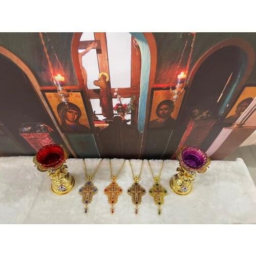 Orthodox Cross Ornament Catholic Decor Ornament Pectoral Cross For Priests Church Articulos Religiosos Catolicos рест в машину