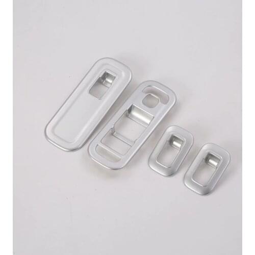Car door armrest panel cover car window trim lifter buttons decoration strip For Mercedes-Benz A-Class Car Chrome accessories