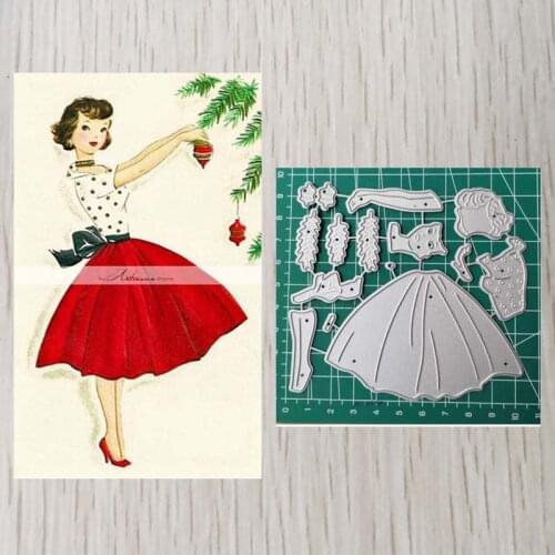 Lady Cutting Dies 2020 Scrapbooking Die Cutting Embossing Photo Album Embossing Paper Cards Making