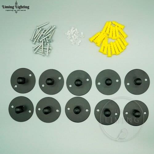 Metal Ceiling Rose Base Hook Plate Holder Fitting Chandelier Bulb Small Mini For Sprider Light Accessories DIY