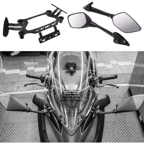 Motorcycle Rear View Mirror Modified for YAMAHA xmax 300 xmax 250 Mirror Bracket CNC Alloy Aluminum Moto Accessories